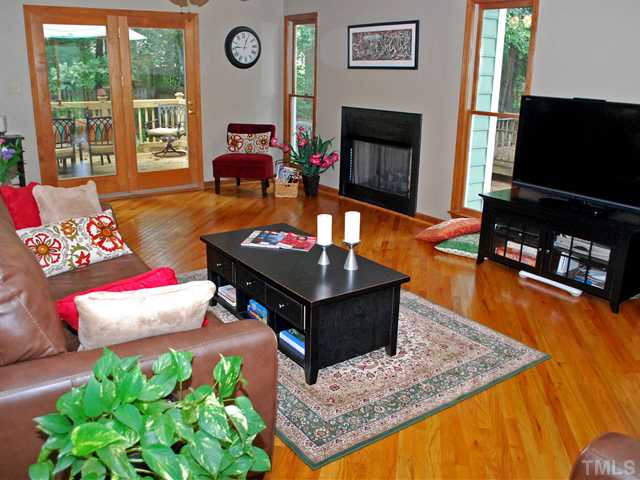 8705 Yucca Trail Raleigh, NC 27615 - Photo 6 of 19 Family Room w/ Beautiful Hardwoods!