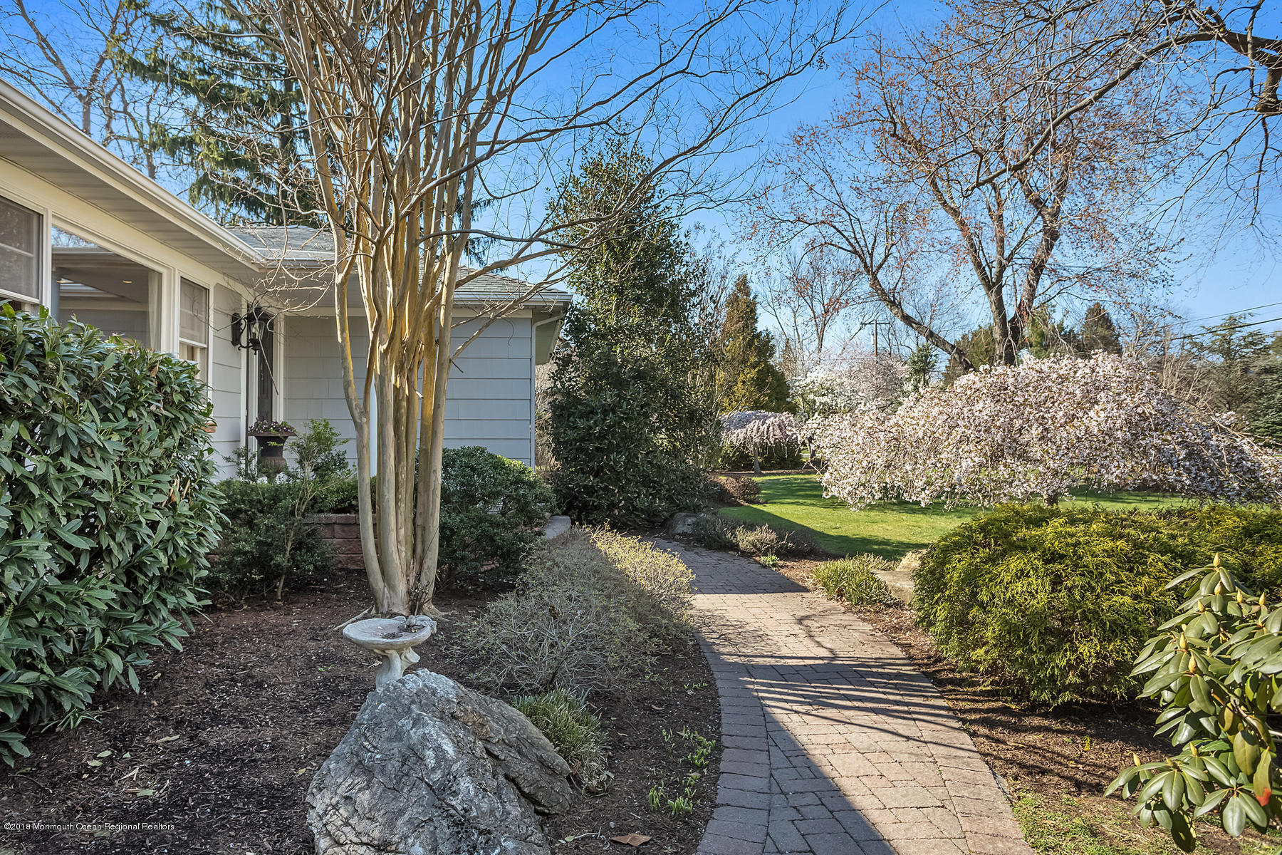 42 Oakes Road Little Silver, NJ 07739 - Photo 3 of 25 Front Paver Walkway