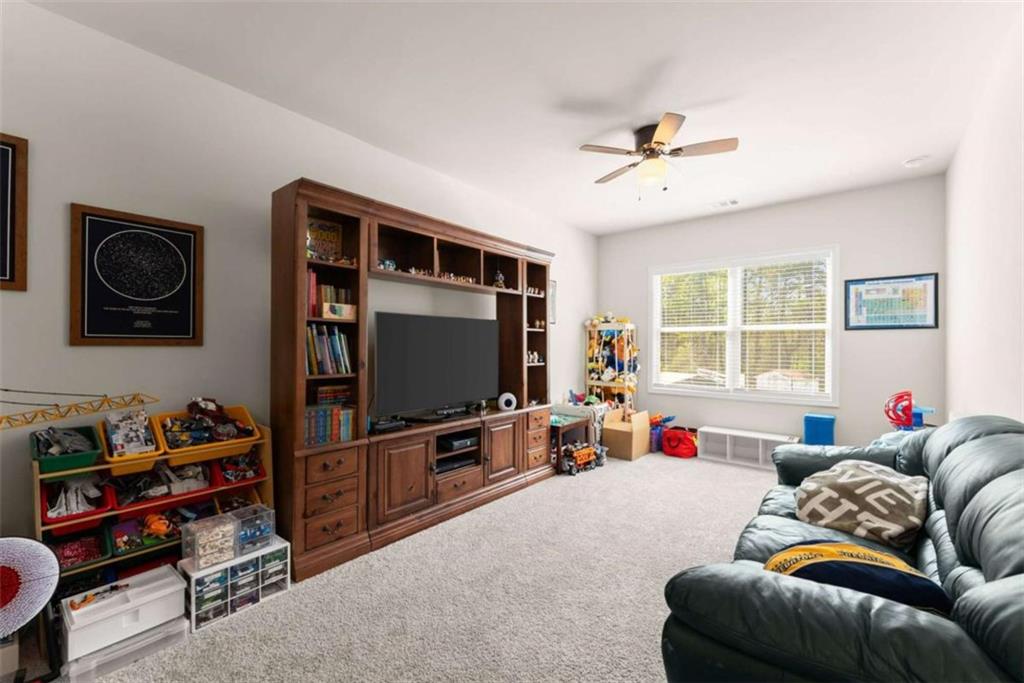 568 Dunagan Court Winder, GA 30680 - Photo 41 of 61 a living room with furniture and a flat screen tv