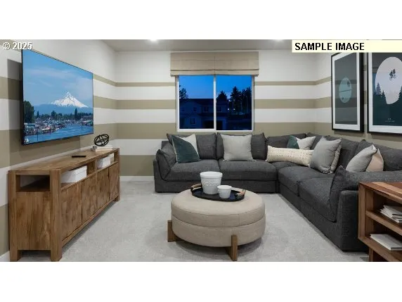 a black and white photo of a living room