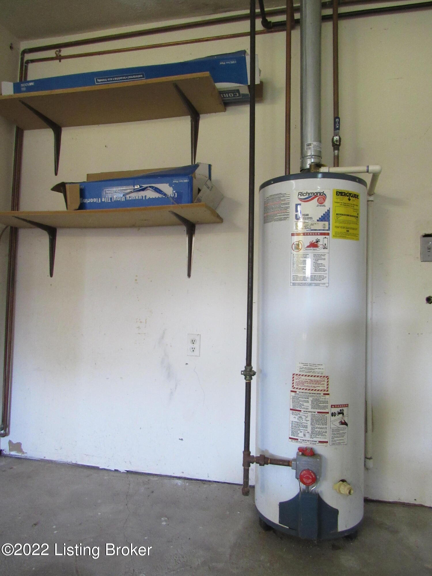 105 North Myers Road Brooks, KY 40109 - Photo 47 of 73 Garage H2O Heater