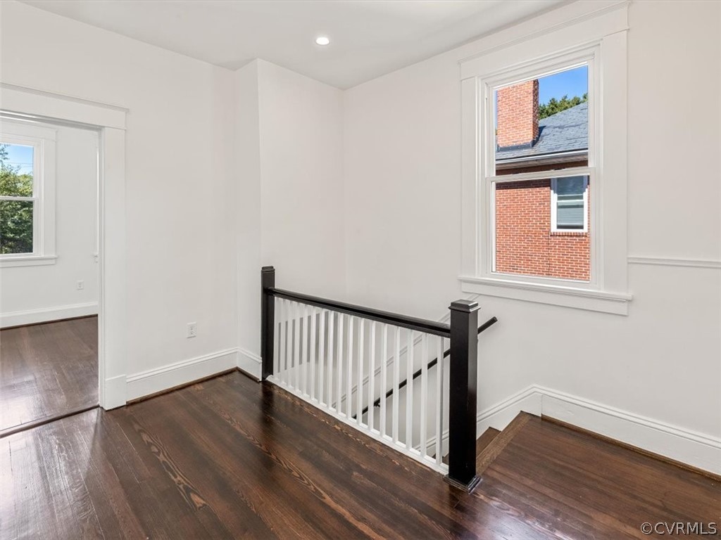 4209 Brook Road Richmond, VA 23227 - Photo 33 of 46 a view of staircase with wooden floor and a window