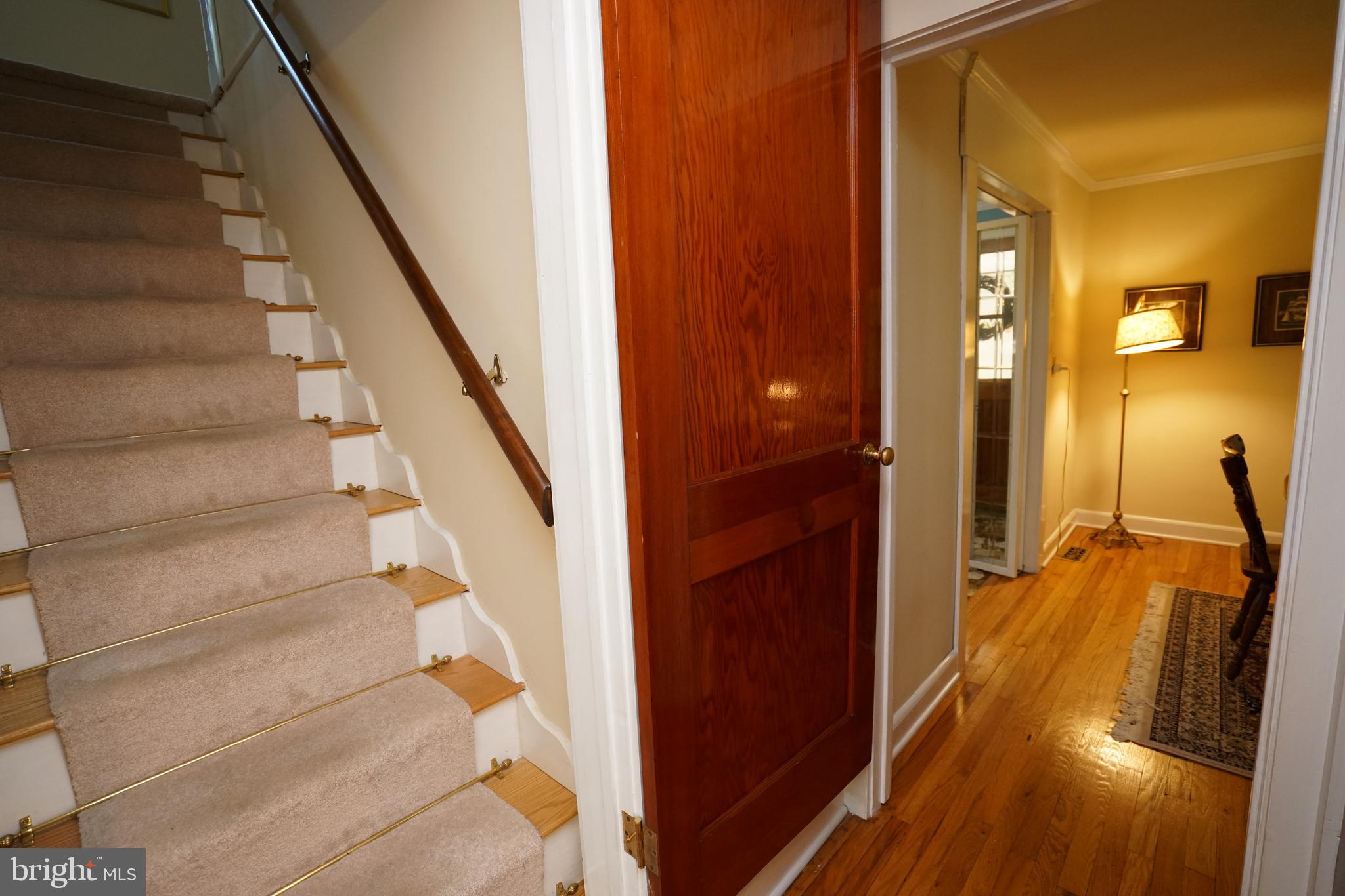 877 Almshouse Road Jamison, PA 18929 - Photo 20 of 43 Hardwood stairs