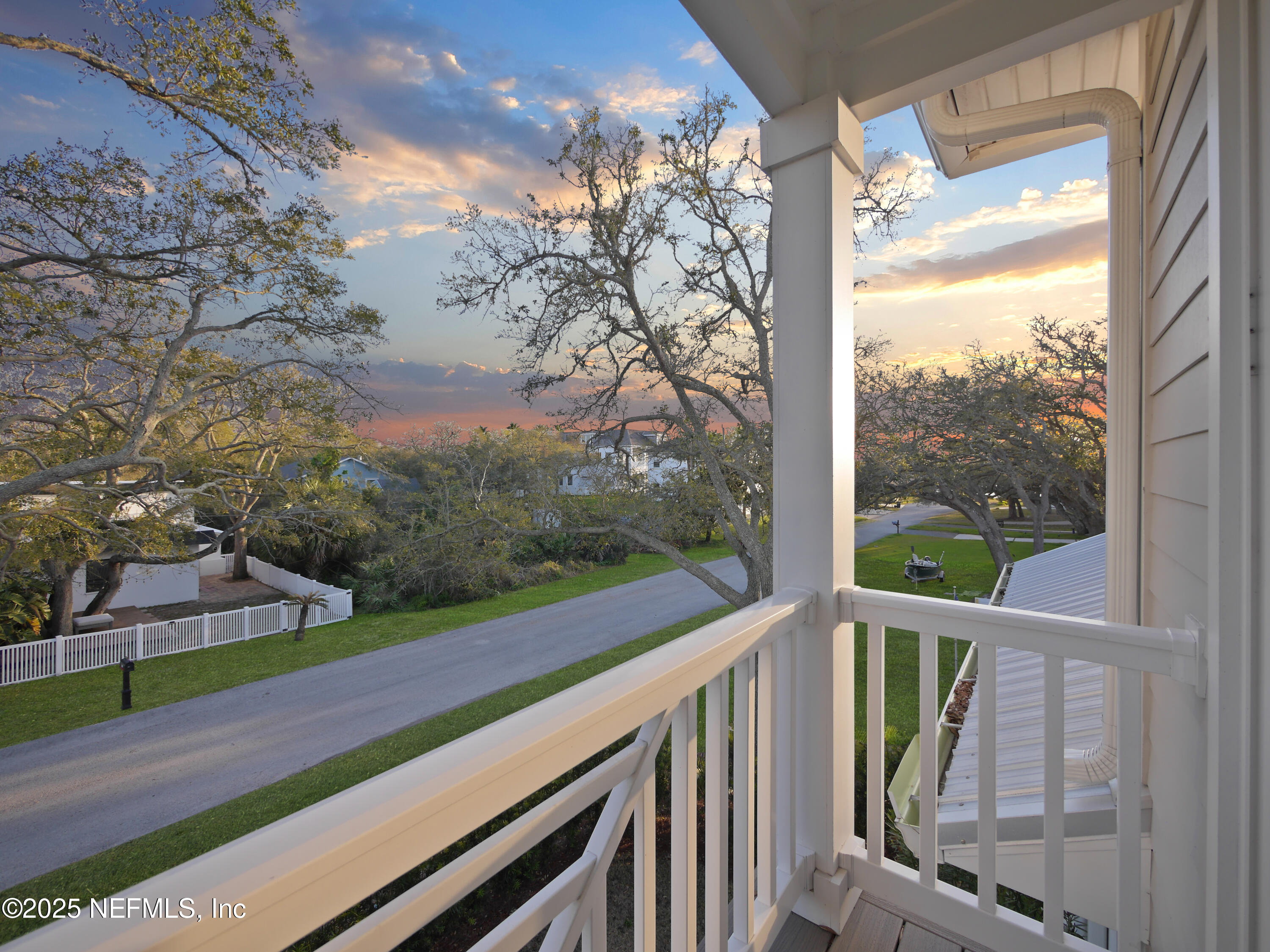 4021 Myrtle Street St. Augustine, FL 32084 - Photo 44 of 68 a view of a wooden deck with a yard