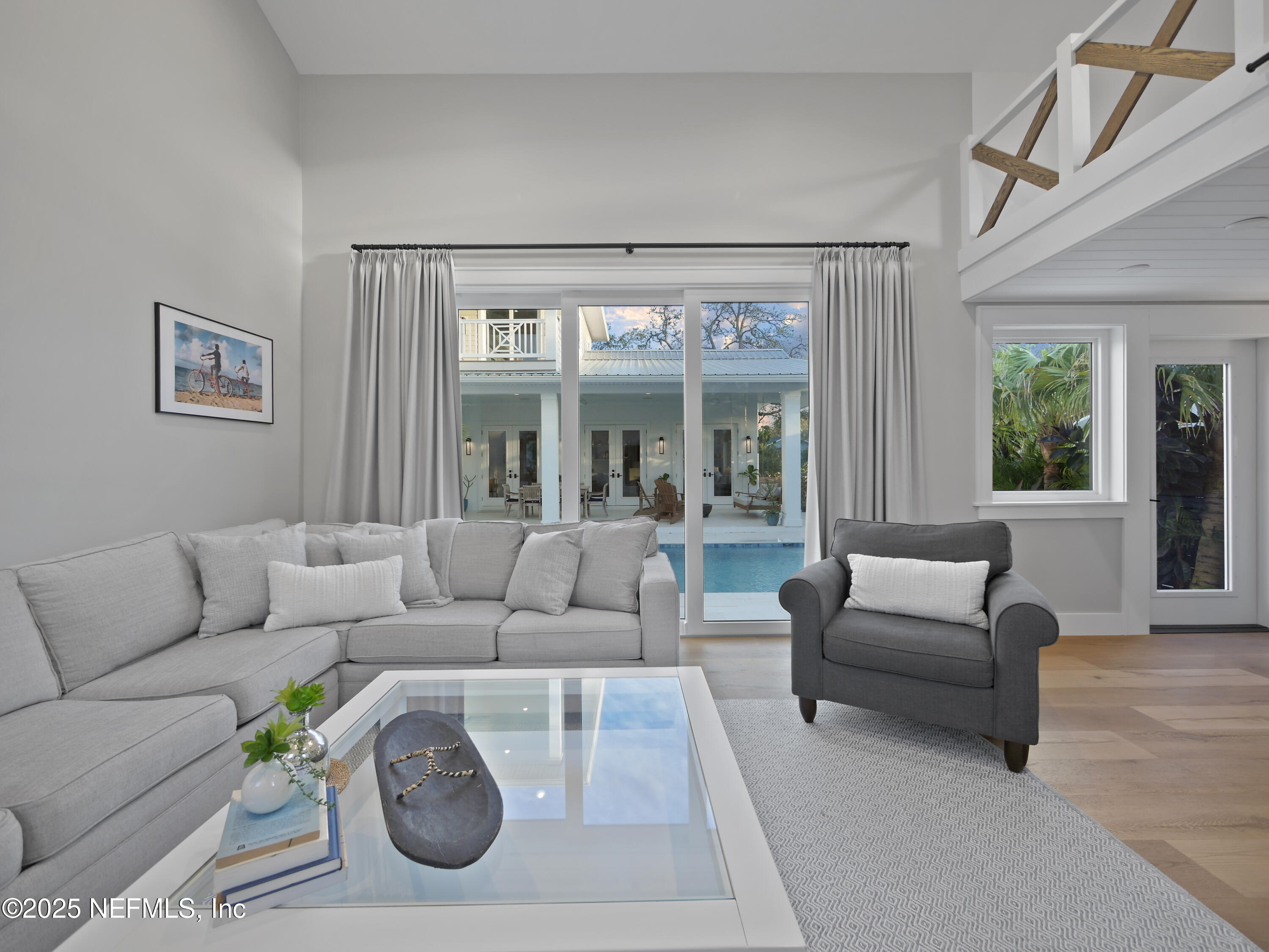 4021 Myrtle Street St. Augustine, FL 32084 - Photo 50 of 68 a living room with furniture and a large window