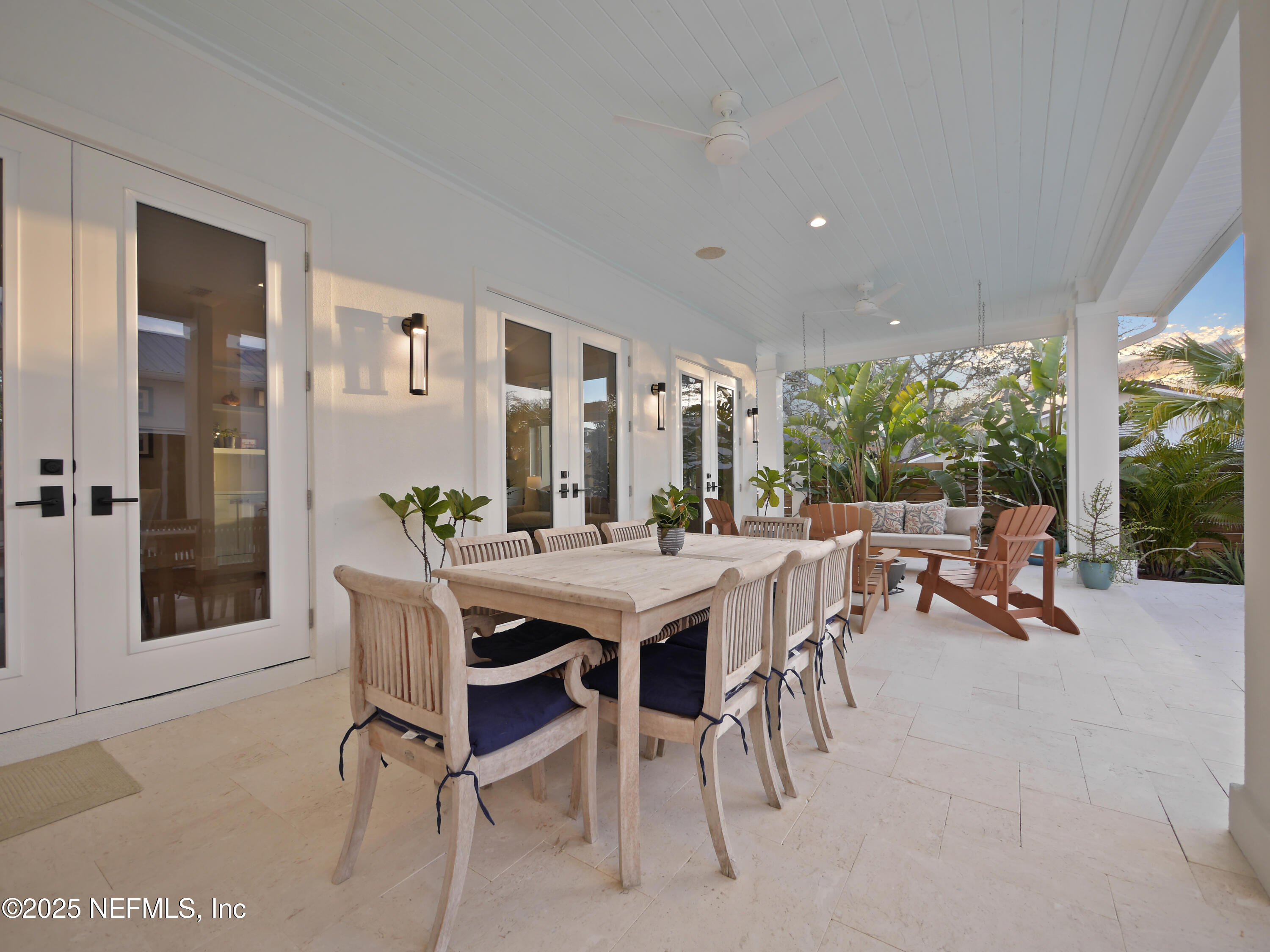4021 Myrtle Street St. Augustine, FL 32084 - Photo 57 of 68 a view of a dining room with furniture window and outside view