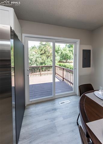 4750 Cheerful Road Colorado Springs, CO 80917 - Photo 14 of 48 Kitchen walk-out to the backyard deck
