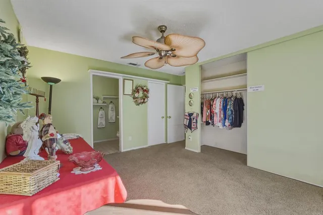 a room with furniture and a window