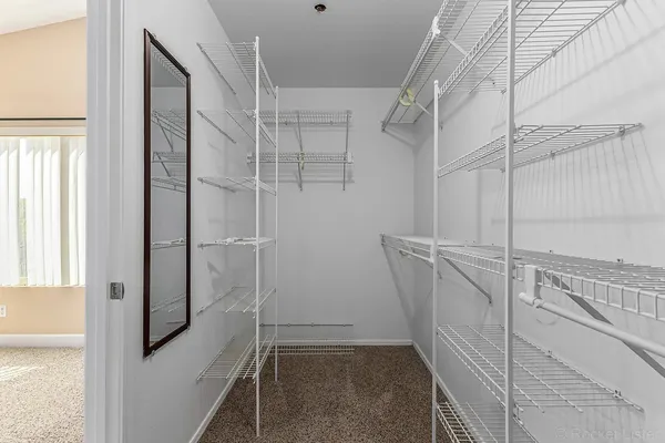 a view of walk in closet