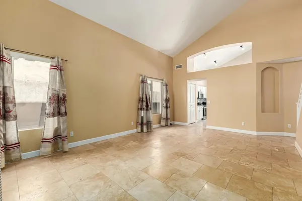 a view of empty room