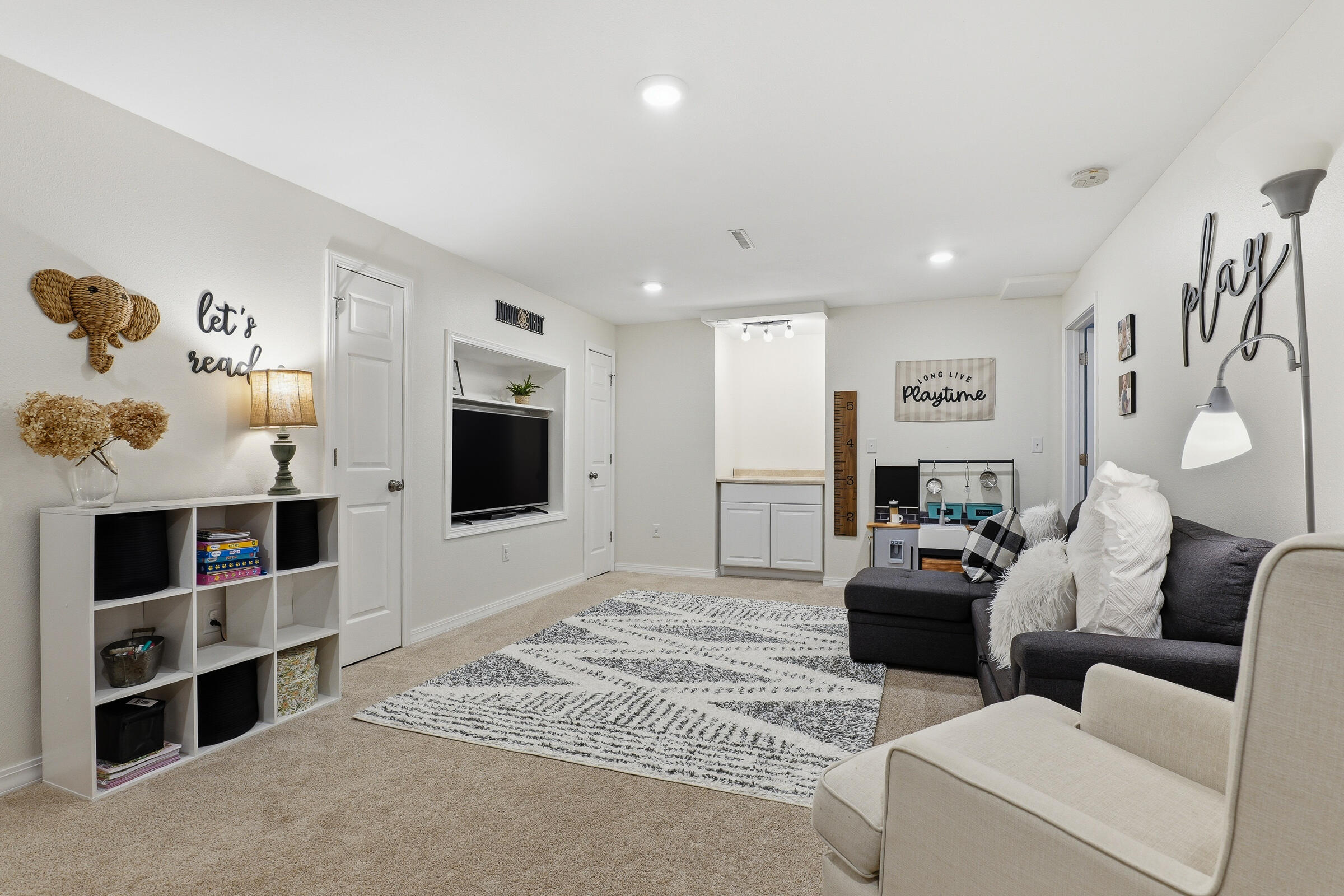 1600 Falcon Way Sheboygan Falls, WI 53085 - Photo 21 of 45 Cozy Lower Level Family Room
