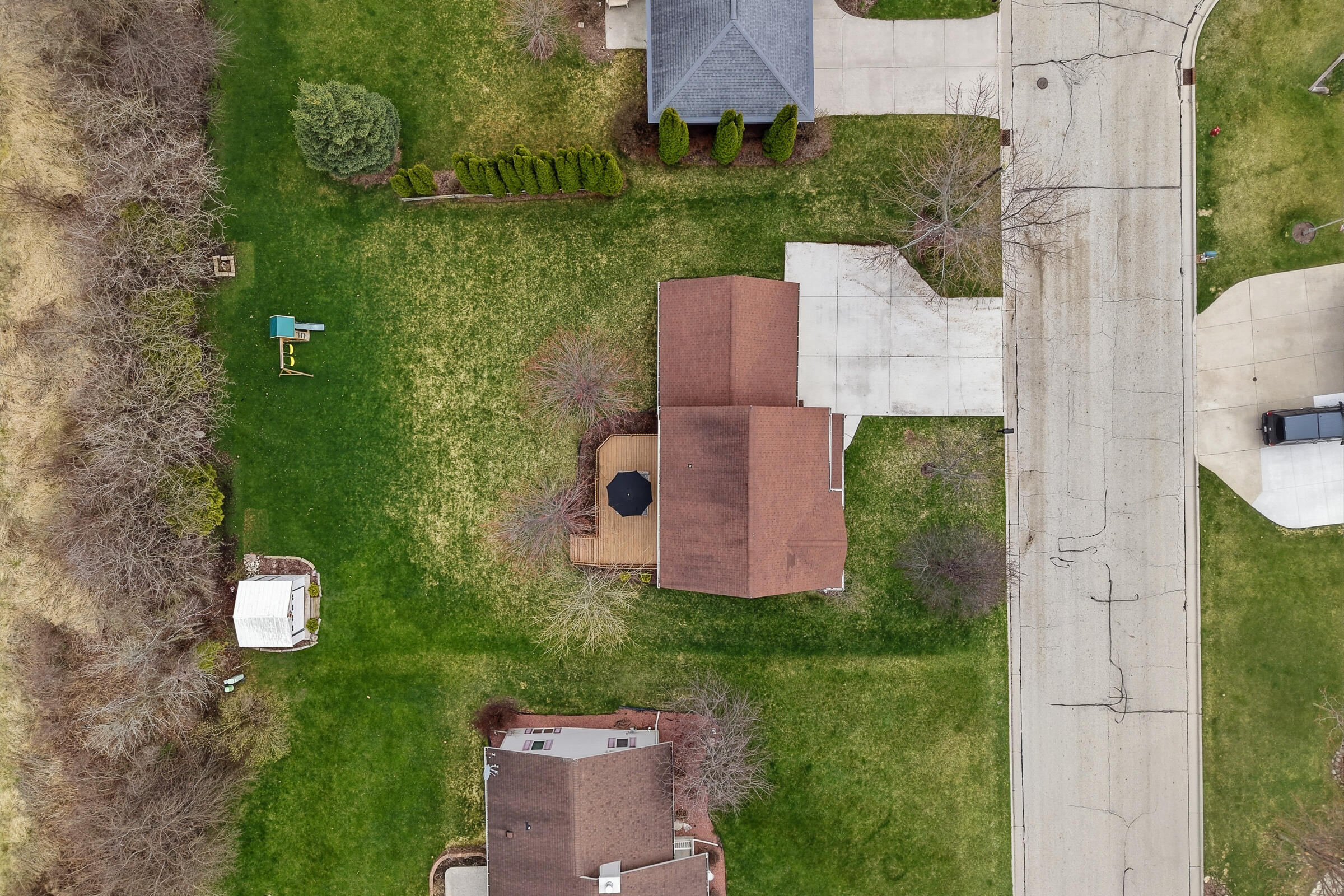 1600 Falcon Way Sheboygan Falls, WI 53085 - Photo 29 of 45 View from Above