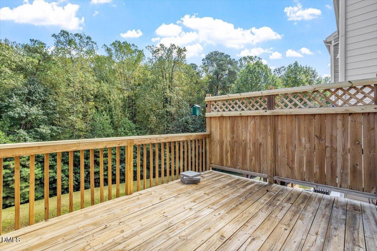 2746 Laurel Cherry Street Raleigh, NC 27612 - Photo 8 of 23 a view of wooden deck