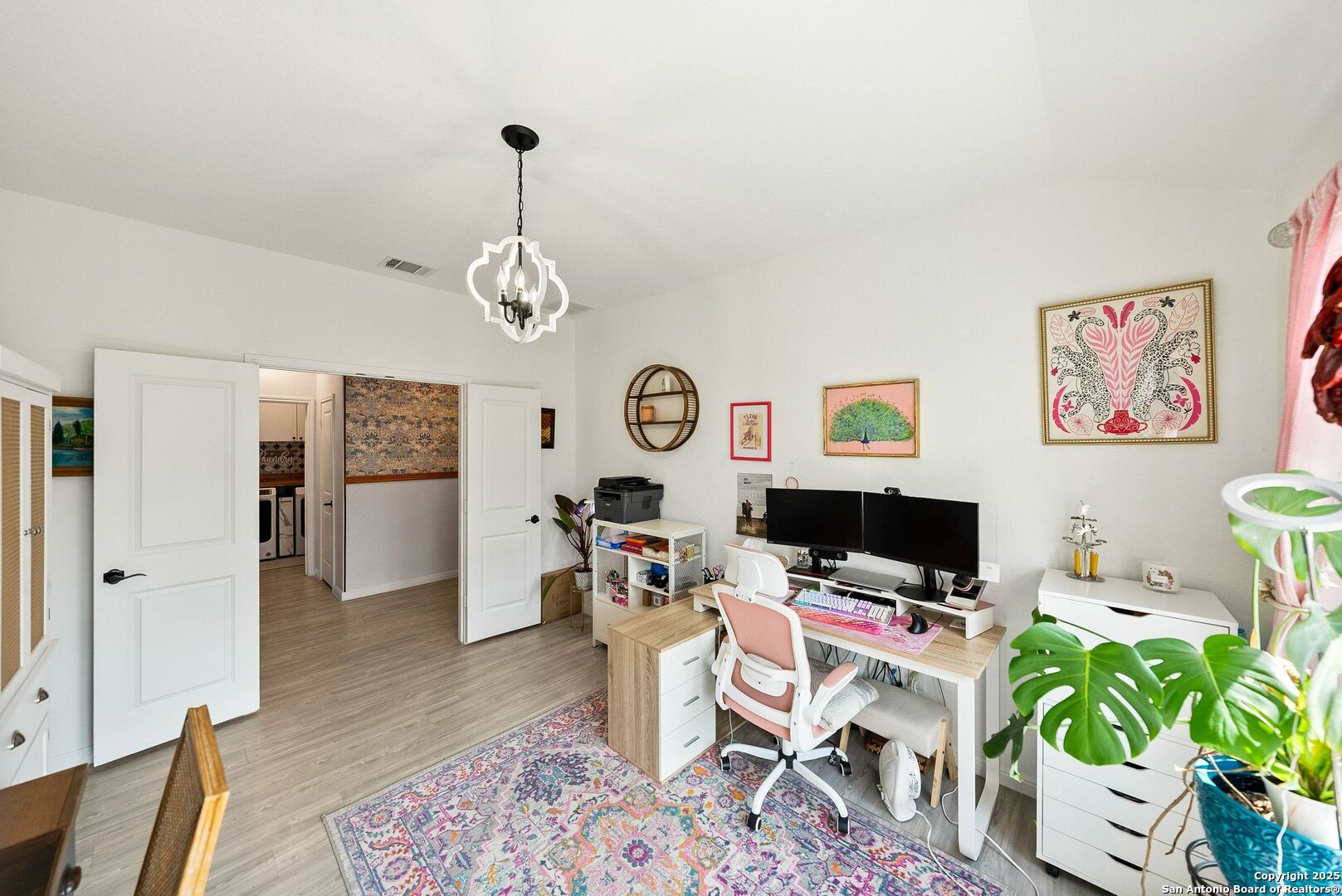 5483 Jasmine Bulverde, TX 78163 - Photo 14 of 71 a workspace room with furniture and wooden floor