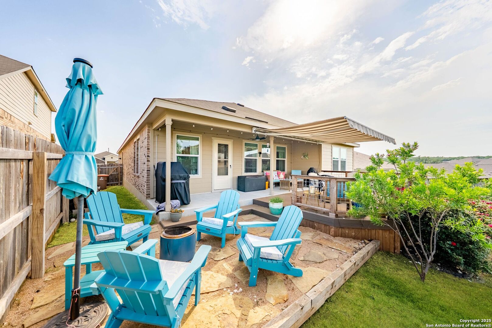 5483 Jasmine Bulverde, TX 78163 - Photo 37 of 71 a view of a house with backyard porch and patio