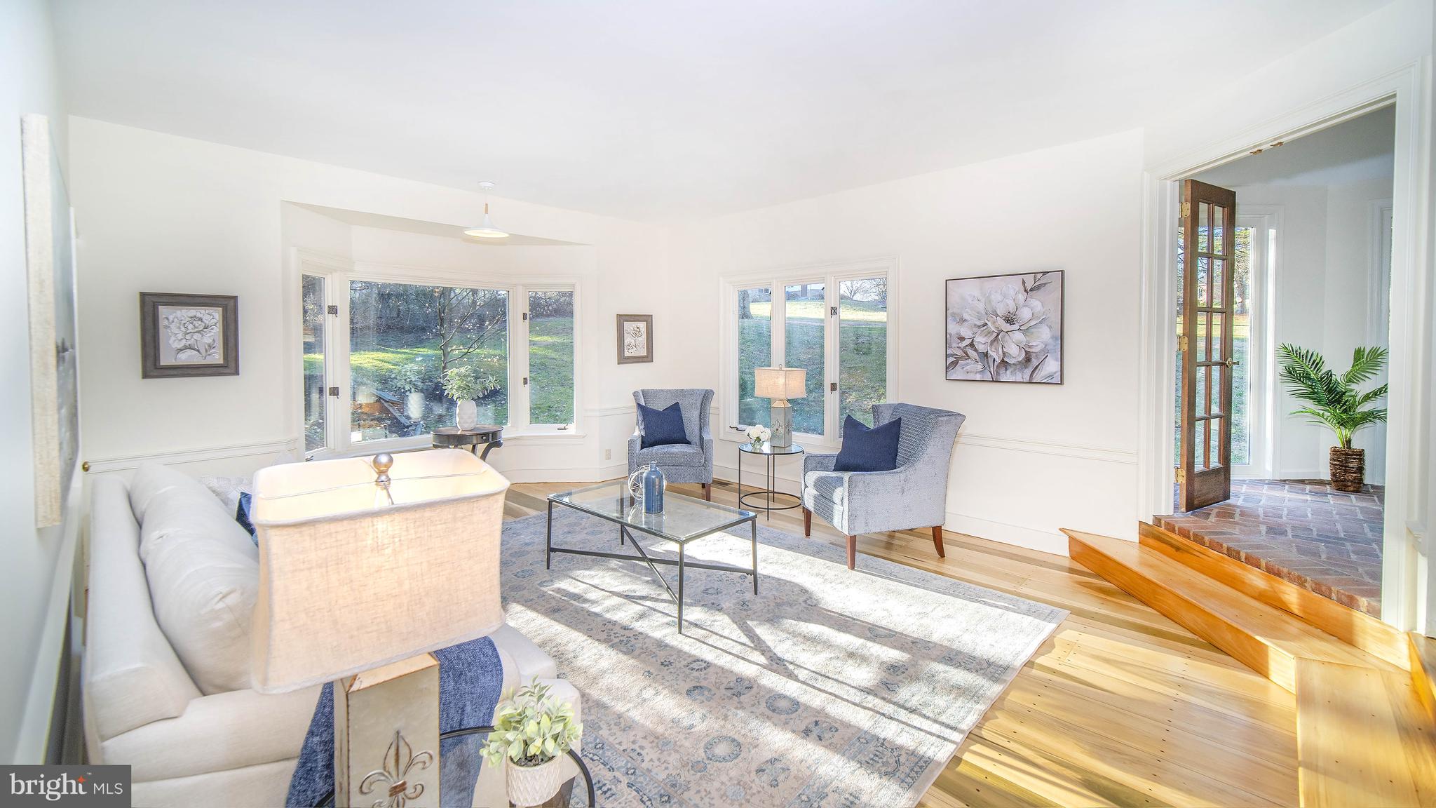 339 High Ridge Road Chadds Ford, PA 19317 - Photo 5 of 28 Living Room with Bay Window