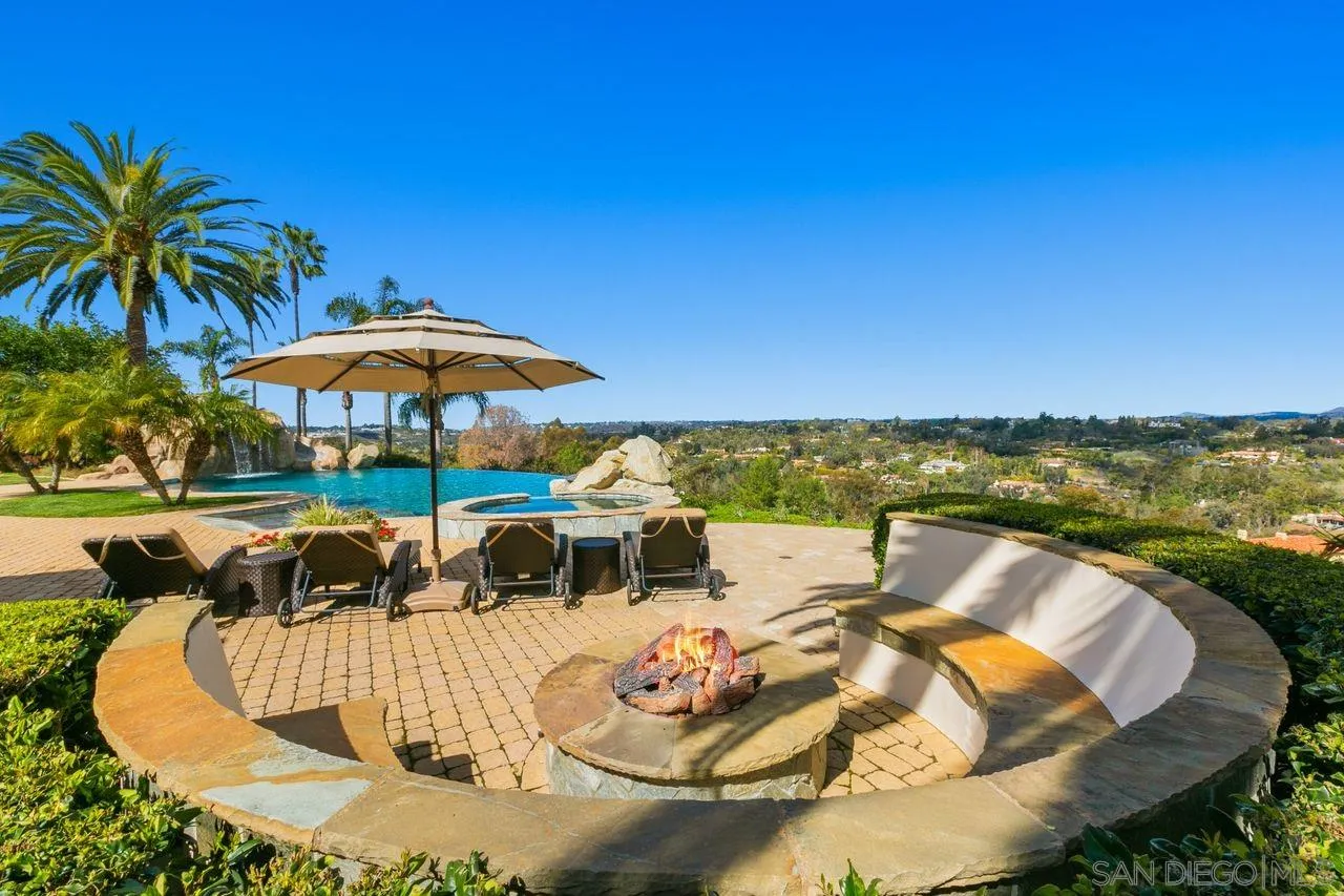 6658 Niemann Ranch Road Rancho Santa Fe, CA 92067 - Photo 6 of 35 a view of a swimming pool with lounge chairs
