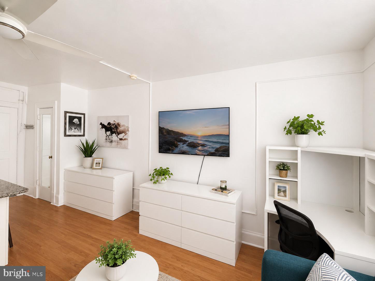1324 Locust Street, Unit 632 Philadelphia, PA 19107 - Photo 14 of 15 Bright and airy modern living space.