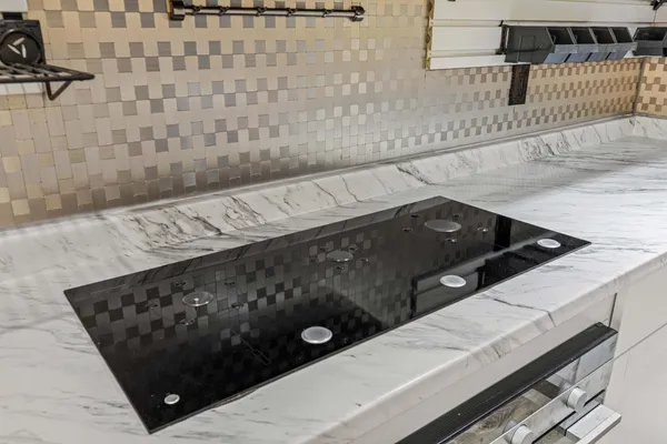 a view of a stove