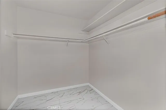 a view of a room with empty racks