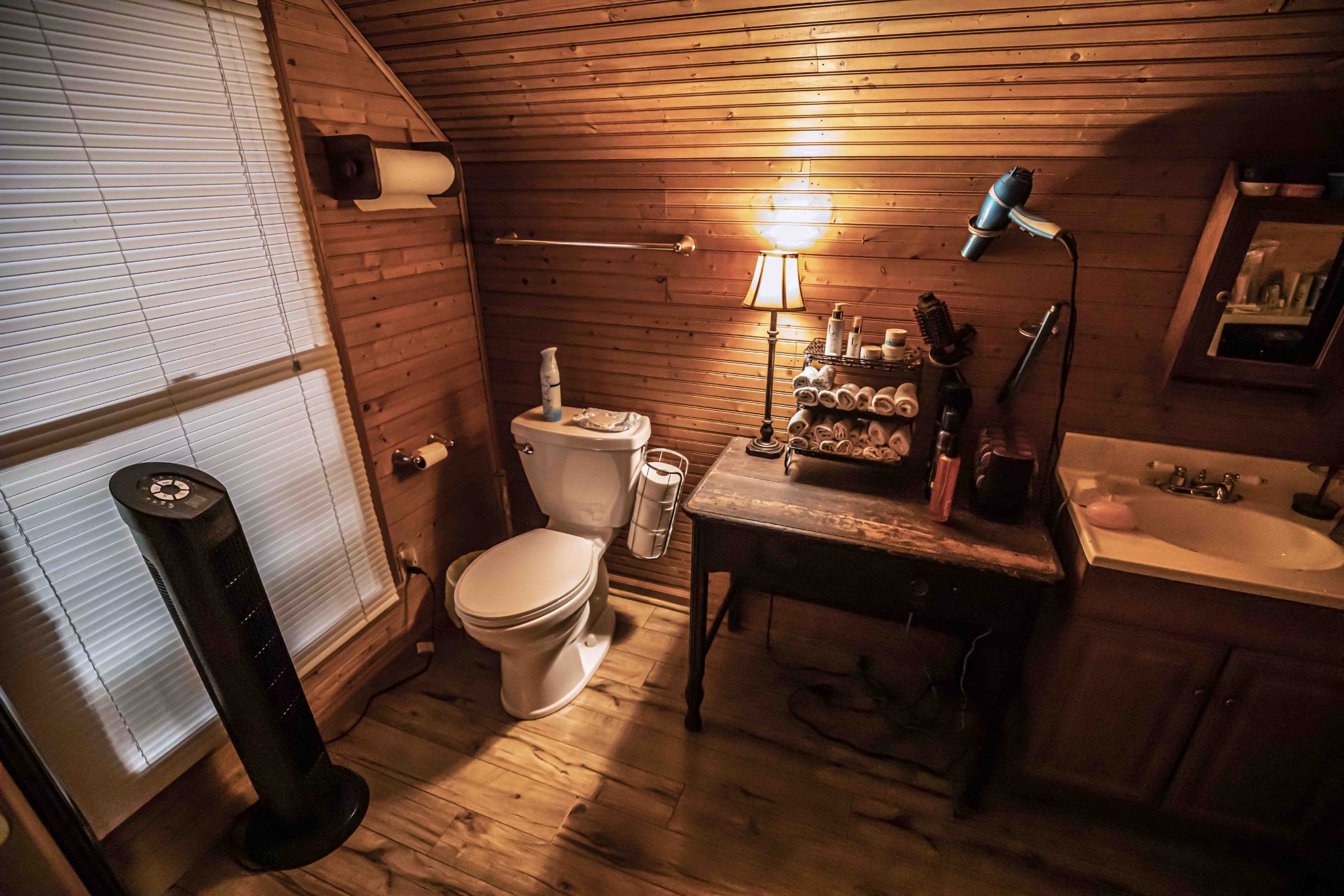 8781 Richards Road Lyles, TN 37098 - Photo 37 of 50 a bathroom with a toilet and a shower