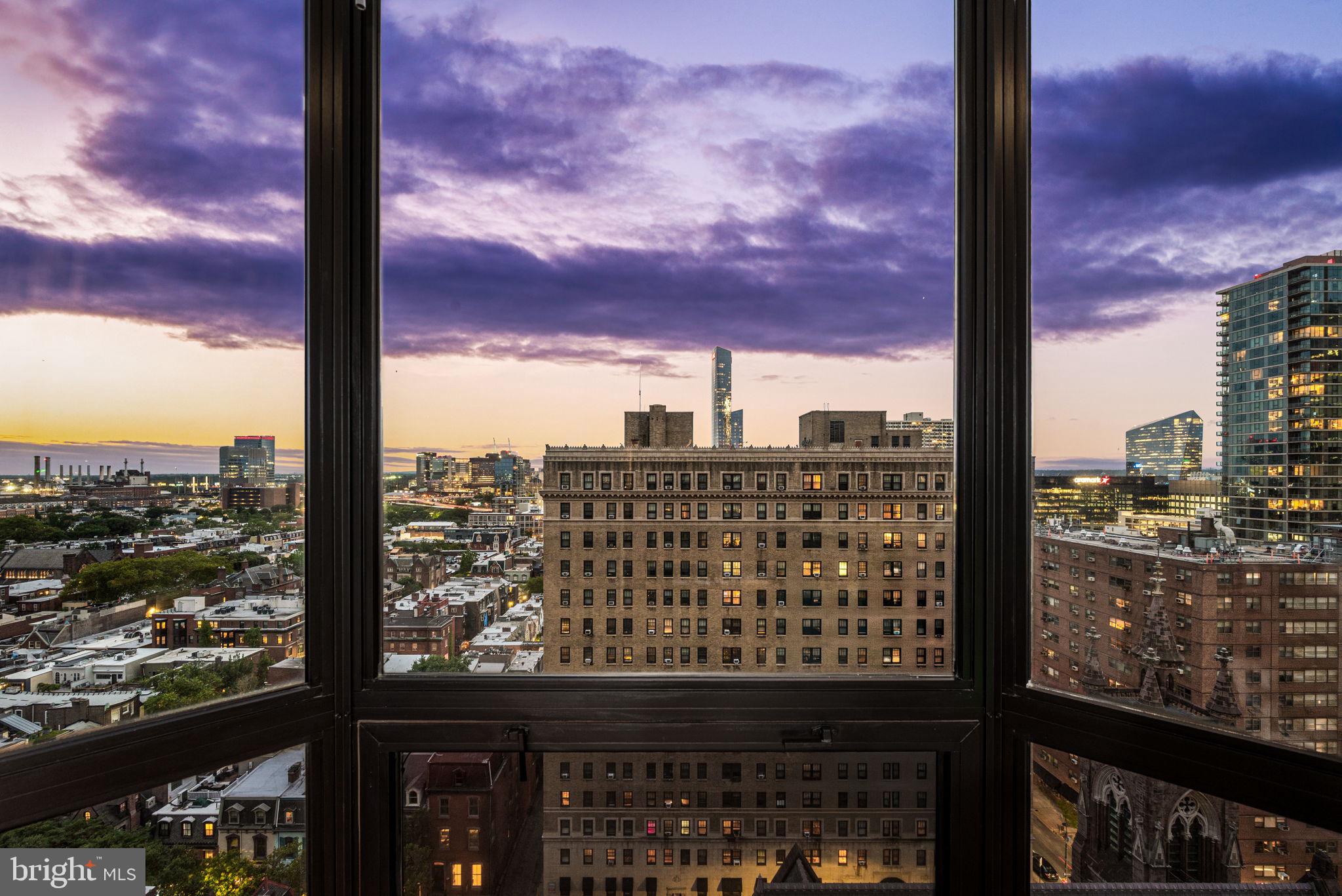 2020 Walnut Street, Unit 19LM Philadelphia, PA 19103 - Photo 18 of 60 twilight view from primary room