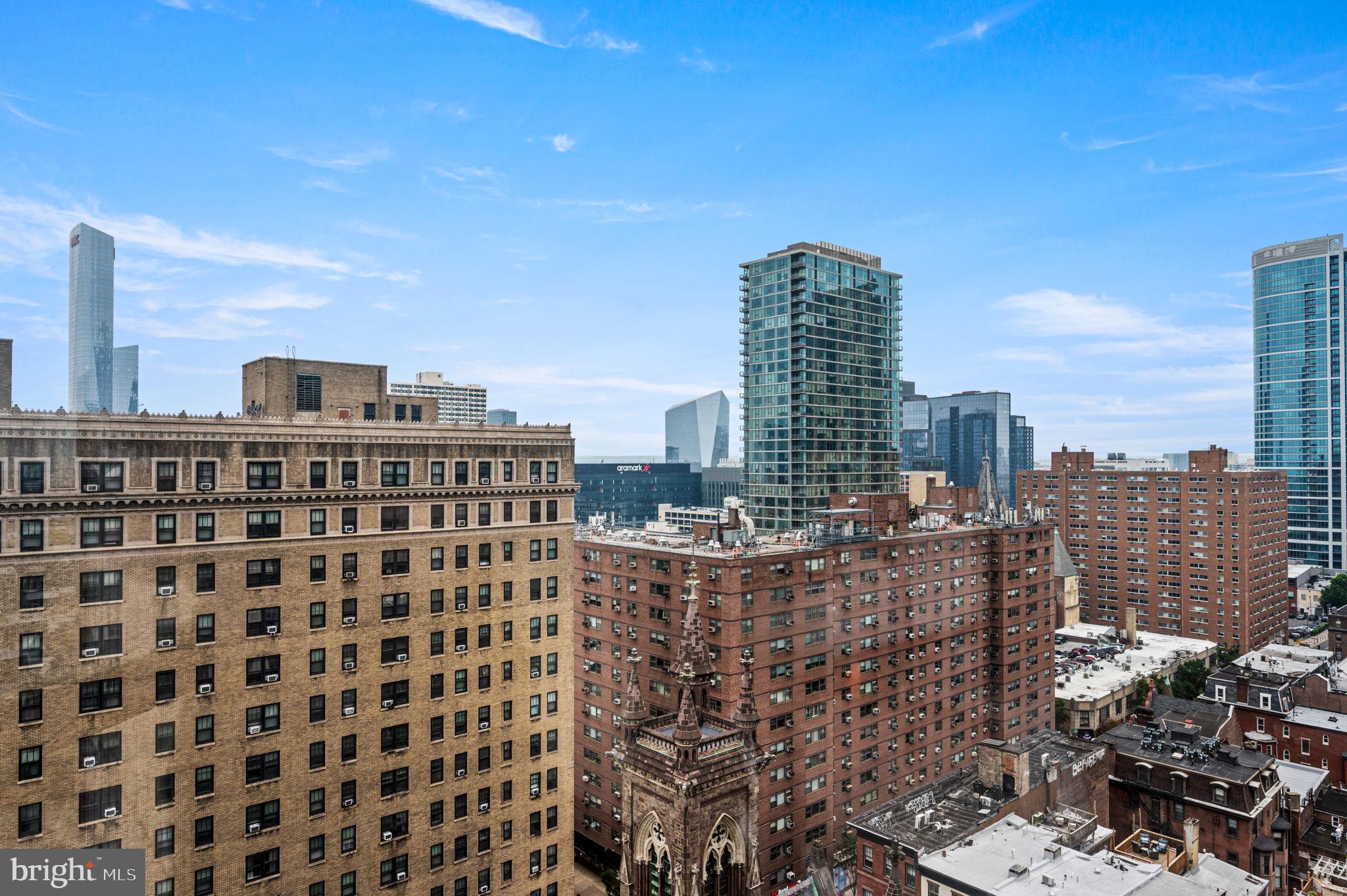 2020 Walnut Street, Unit 19LM Philadelphia, PA 19103 - Photo 37 of 60 a view of a city that has tall building
