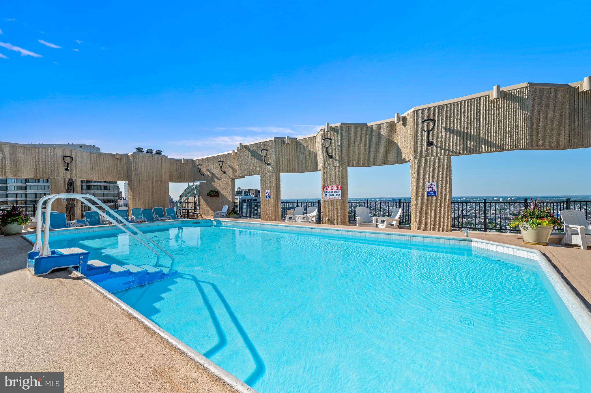 2020 Walnut Street, Unit 19LM Philadelphia, PA 19103 - Photo 40 of 60 Roof pool