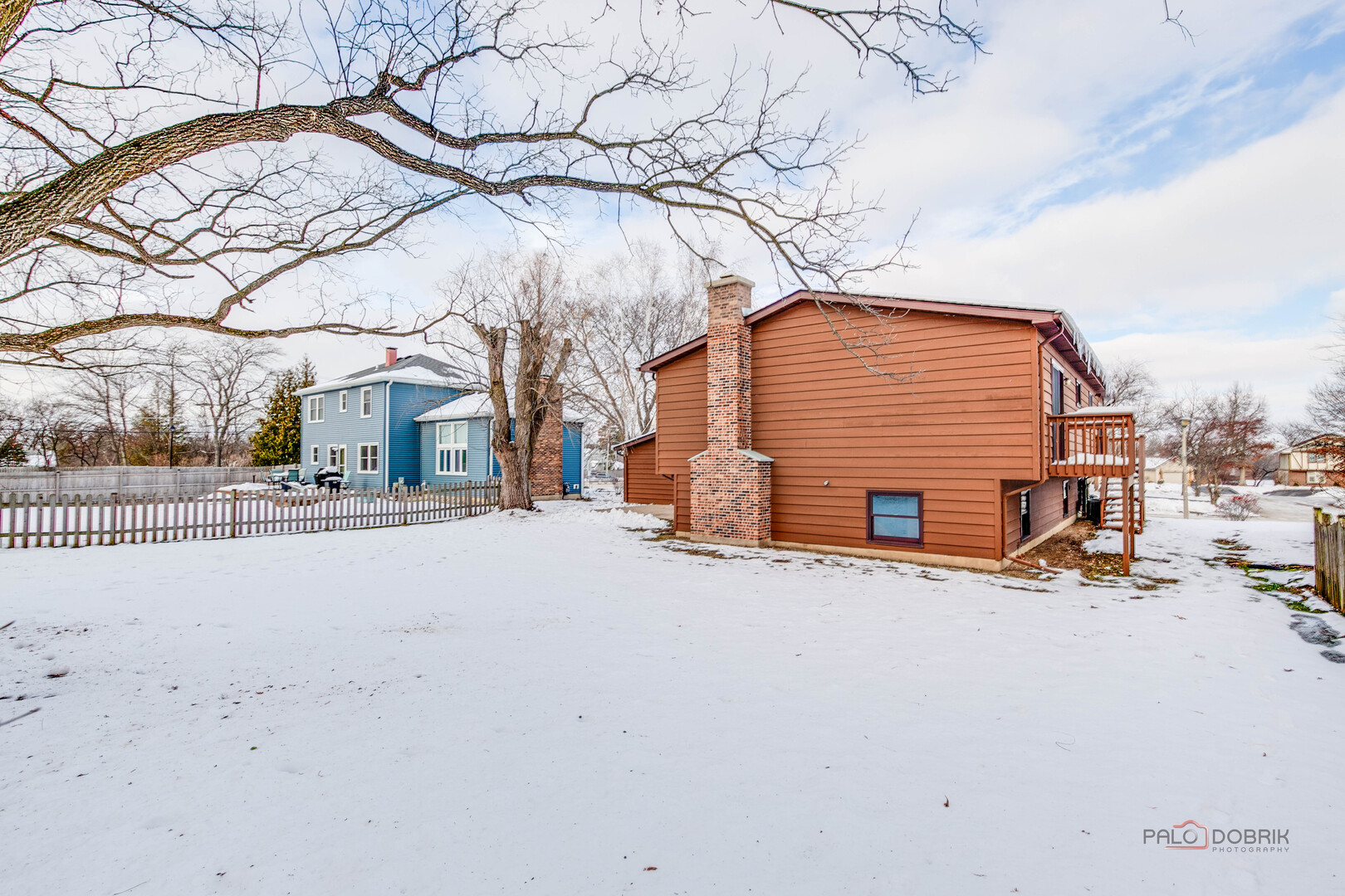 4481 Country Trail Gurnee, IL 60031 - Photo 39 of 42 a view of a house with a snow in the yard