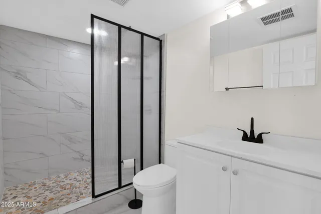 a bathroom with a sink and a toilet