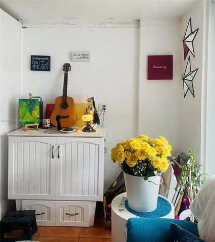 a view of a balcony and staircase