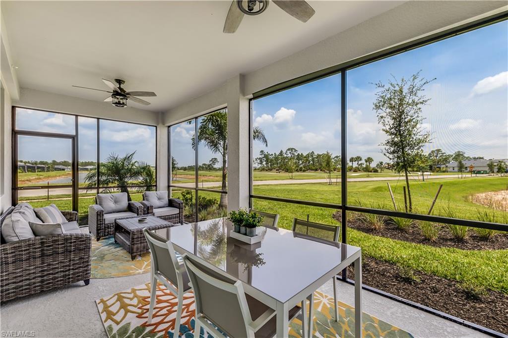 43330 Water Bird Way, Unit 6911 Punta Gorda, FL 33982 - Photo 17 of 17 Sunroom / solarium featuring ceiling fan