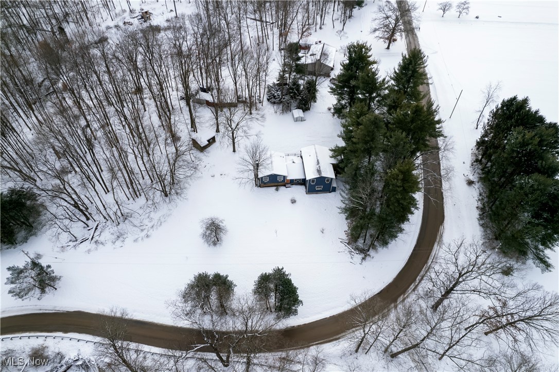 2781 North Firestone Road Wooster, OH 44691 - Photo 38 of 41 View of snowy aerial view