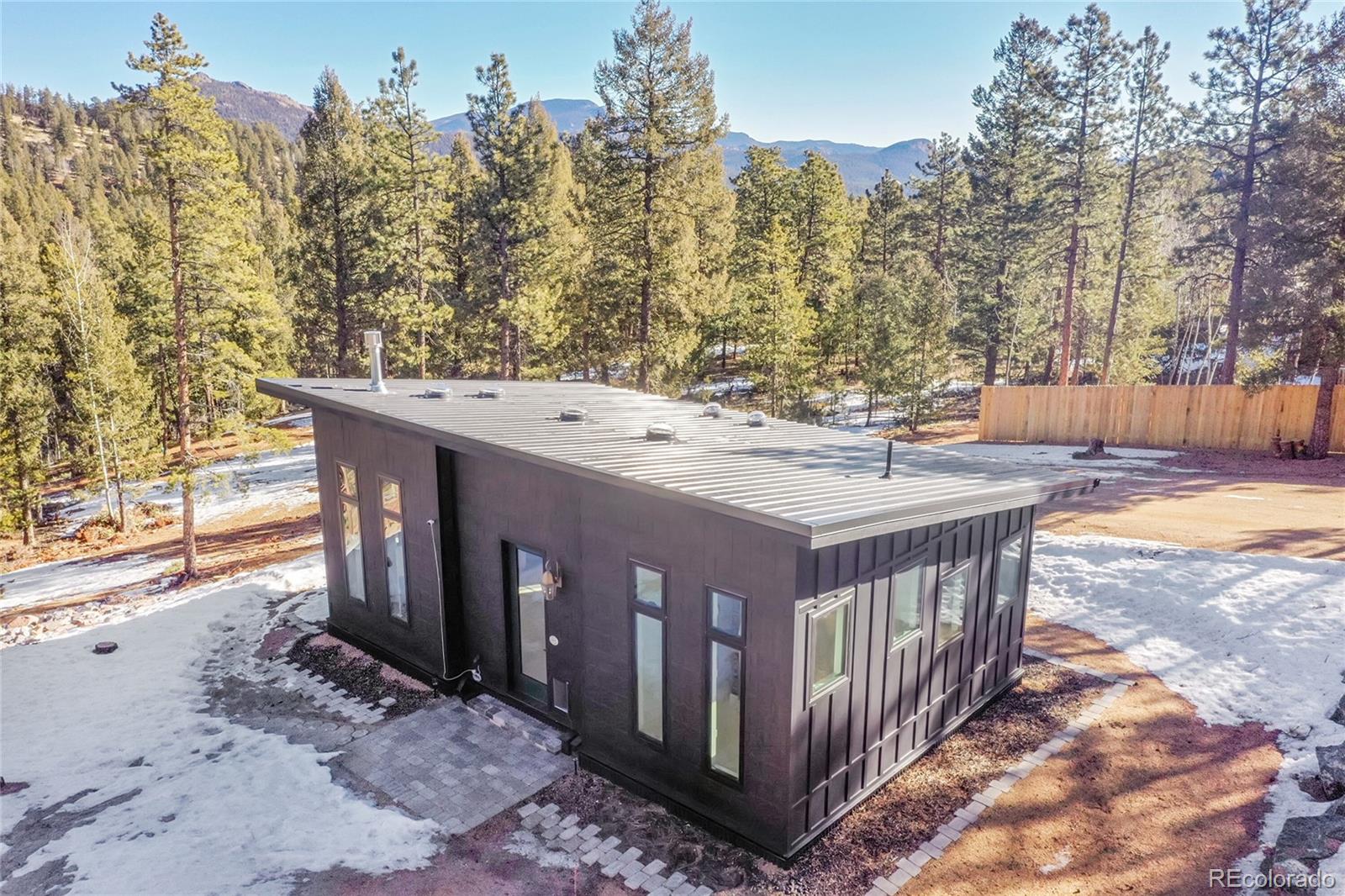 148 Ridge Lane Bailey, CO 80421 - Photo 21 of 25 a view of a house with backyard and trees