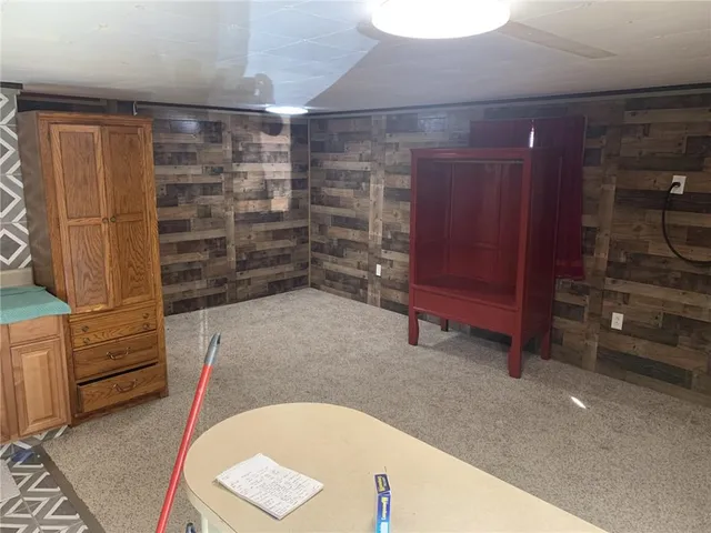 a view of house with garage