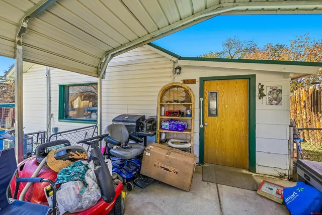 a view of storage and utility room