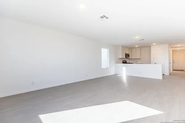 a view of a kitchen with a sink