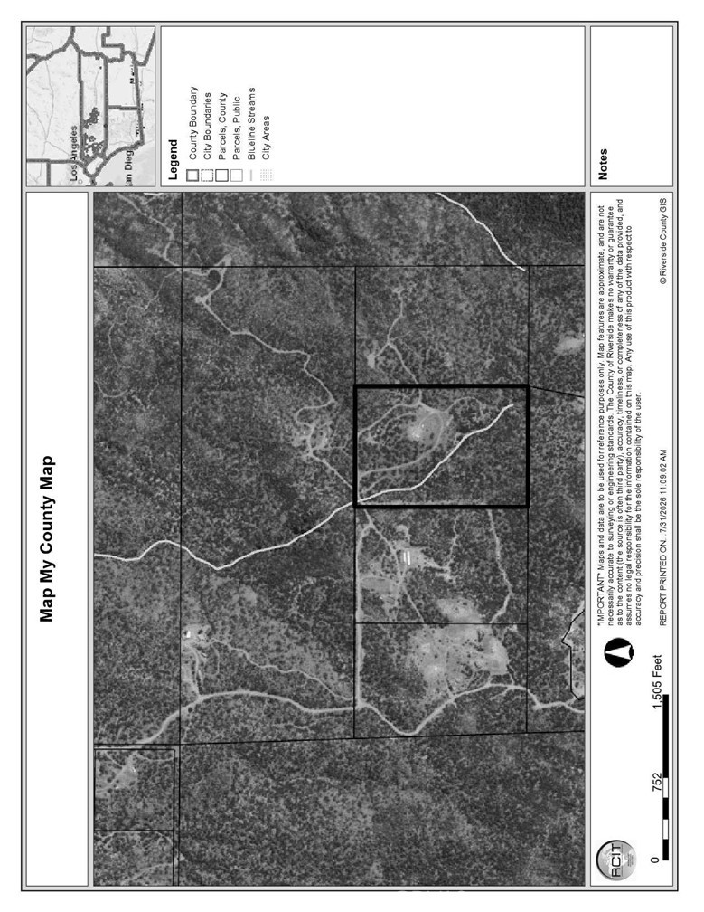 0 Rim Rock Road Anza, CA 92539 - Photo 4 of 5 Map 2