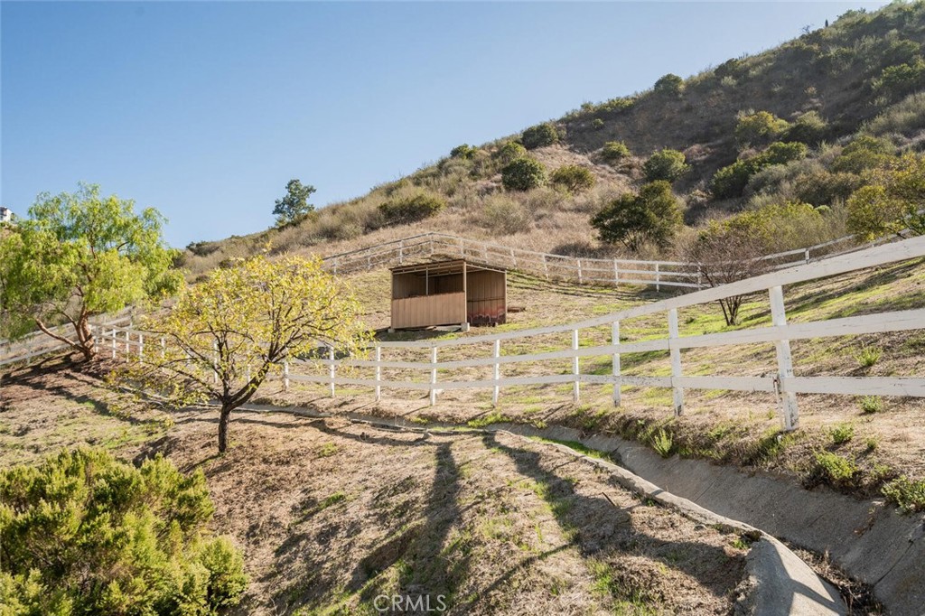 78 North Coolwater Road Bell Canyon, CA 91307 - Photo 43 of 46 a view of a balcony with a yard