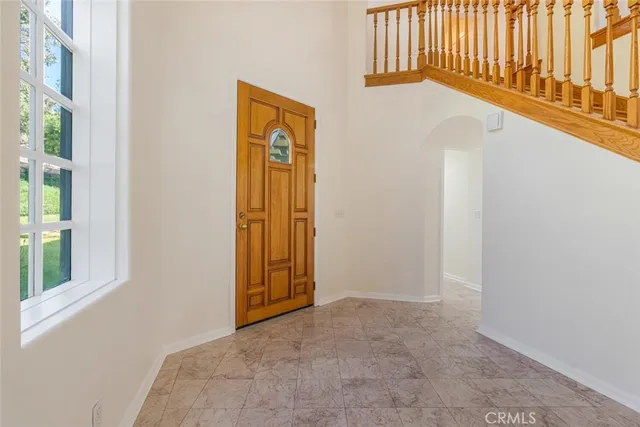 a view of front door