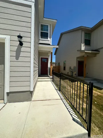 a view of a house with a balcony