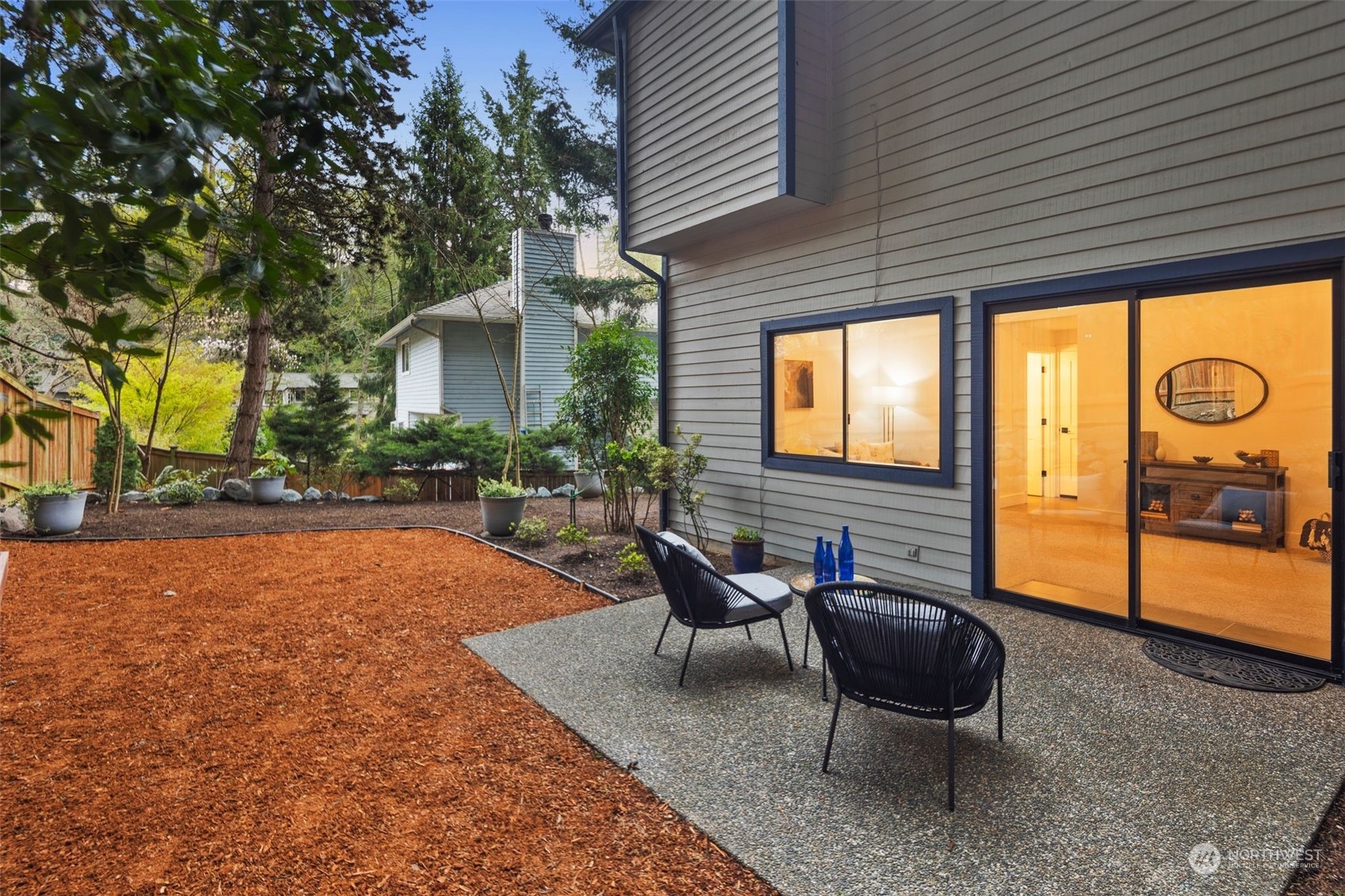 21109 Shell Valley Road Edmonds, WA 98026 - Photo 33 of 40 a outdoor space with patio furniture and a potted plant