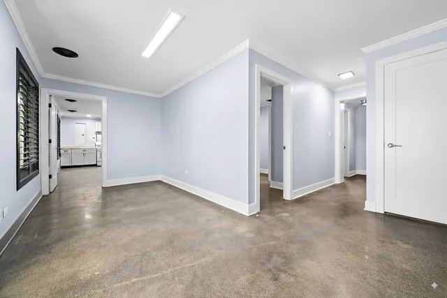 a view of an empty room