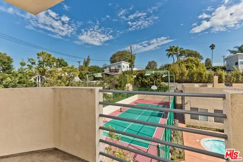a outdoor space with lots of green space