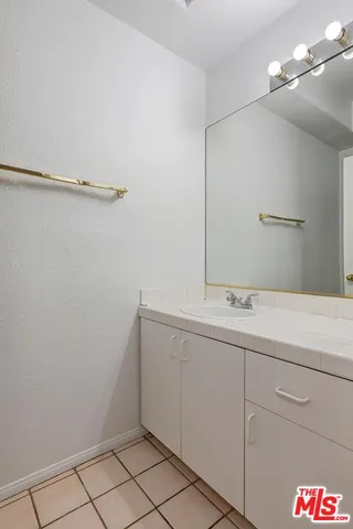 a view of an empty room with windows