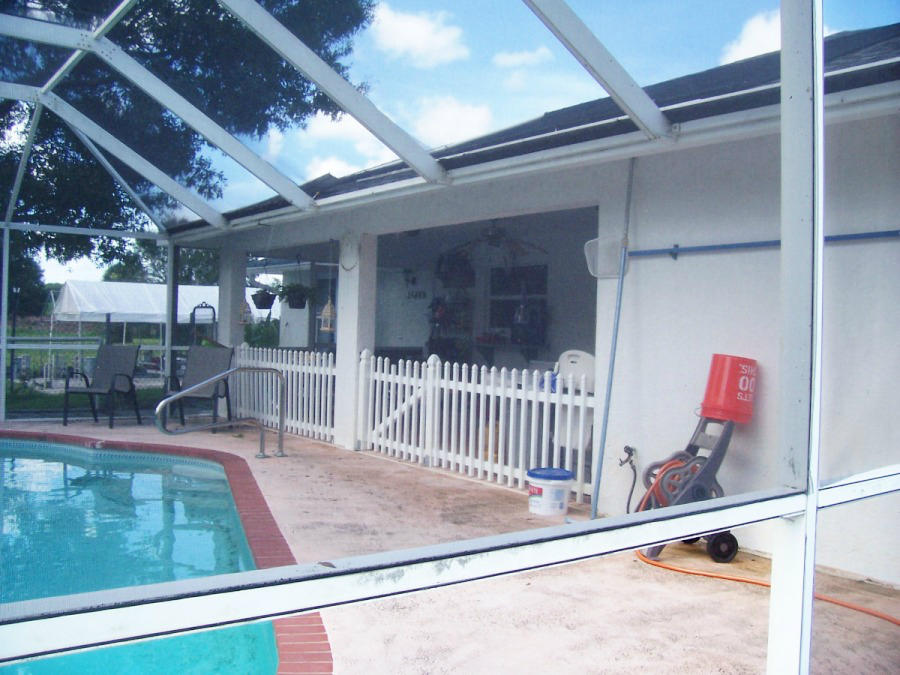 15469 N Road Loxahatchee, FL 33470 - Photo 10 of 14 Pool Deck showing covered patio