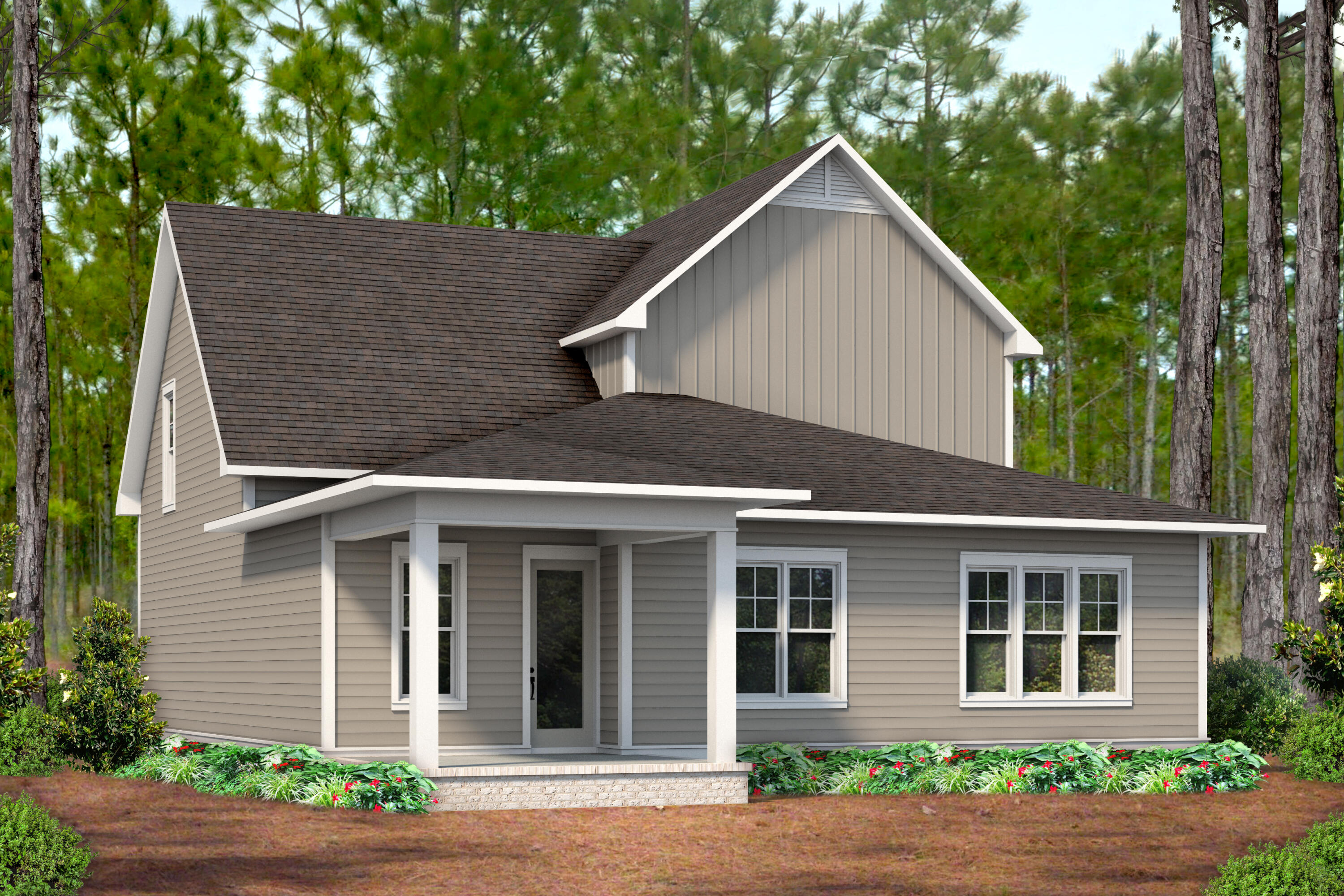 226 Suwannee Drive, Unit LOT 96 Watersound, FL 32461 - Photo 2 of 17 a front view of a house with garden