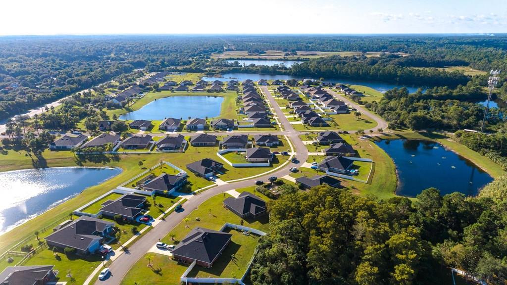 20 Turtle Ridge Drive Flagler Beach, FL 32136 - Photo 40 of 47 an aerial view of residential houses with outdoor space