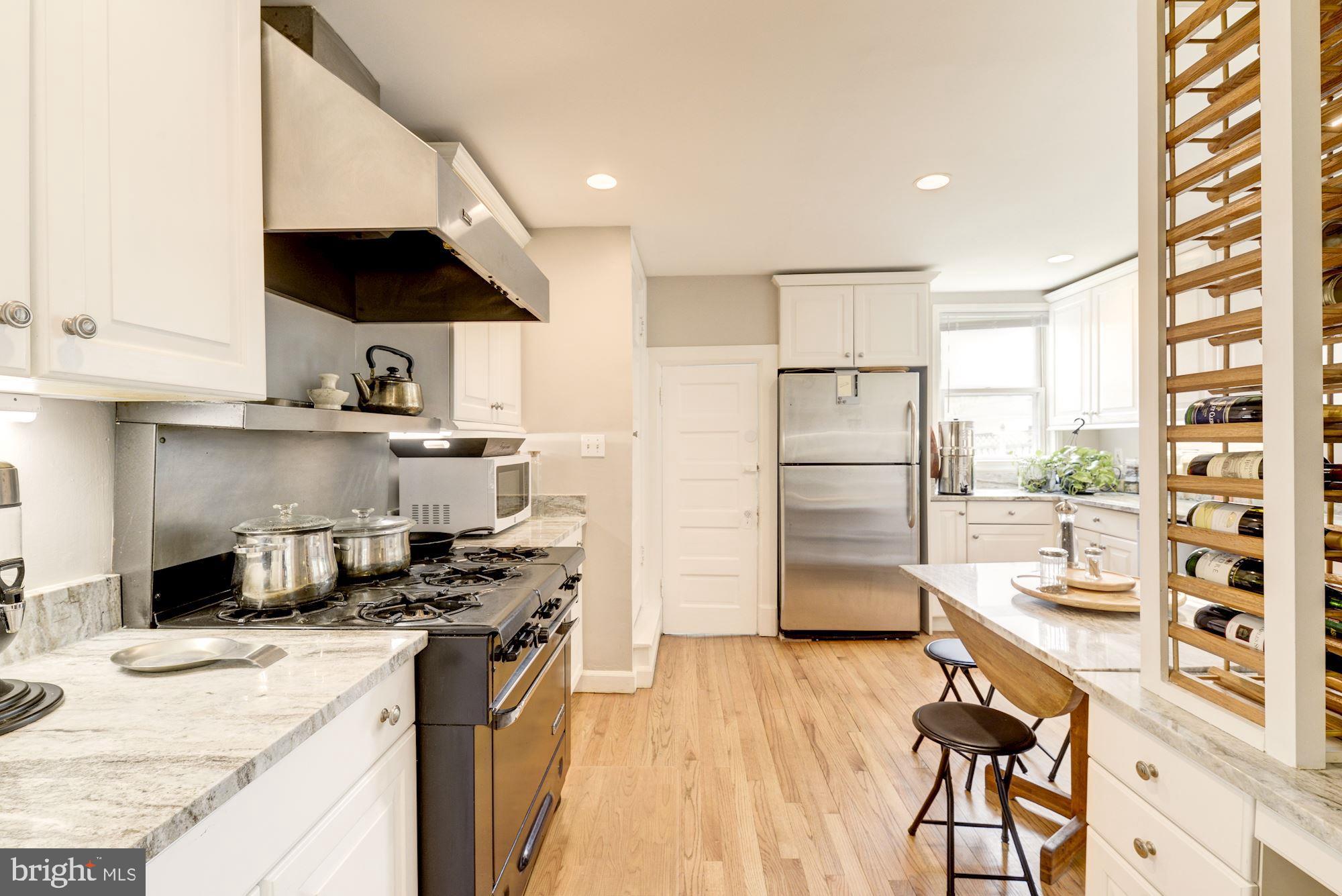 3810 Military Road Northwest Washington, DC 20015 - Photo 19 of 46 Updated White Kitchen