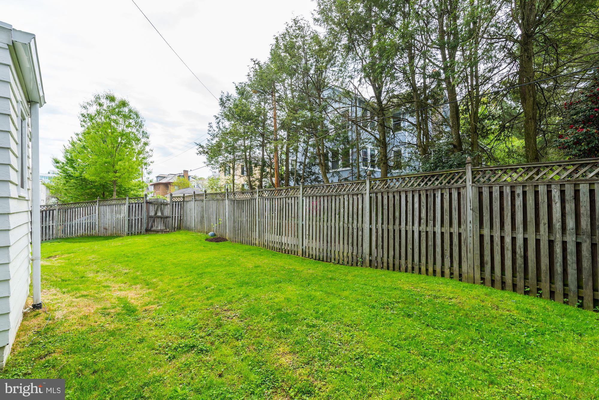 3810 Military Road Northwest Washington, DC 20015 - Photo 40 of 46 Private, fenced back yard